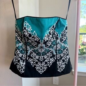 White House Black Market Y2K Strapless Corset Top